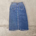  Gonna jeans denim lounguette con spacco traverso sul davanti disponibile taglie M-L
