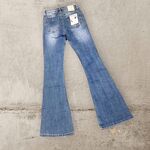  Jeans a zampa denim push-up