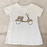  T-shirt puro cotone con stampa taglia unica