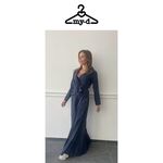 my-d TAILLEUR my-d Giacca collo revers e cinta ,Pantalone palazzo con tasche ,cerniera laterale ed elastico