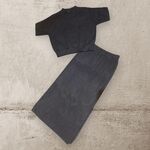  COMPLETO MAGLIA E LONGUETTE spacco laterale ,in lana e viscosa con lurex
