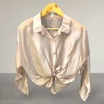 ASHLEY SRL ROMA CAMICIA IN GEORGETTE manica scesa collo e bottoni
