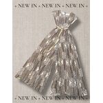 ASHLEY SRL ROMA JUMPSUIT LUNGA IN VISCOSA FANTASIA FORME GEOMETRICHE BEIGE E MARRONE con tasche ,cinta e scollatura dietro