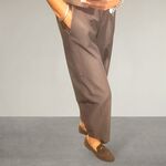 EFFETTI COMPLETO GILET con particolare allaccio di due bottoni E PANTALONE taglio balloon