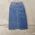  Gonna jeans denim lounguette con spacco traverso sul davanti disponibile taglie M-L