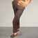 EFFETTI TAILLEUR in viscosa ed elastem ,giacca mono bottone ,pantalone taglio uomo color cioccolato